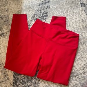 Red Fabletics Leggings